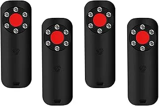 Lancoon 4-pack dold kameradetektor anti-spion anti-tjuv anti-övervakning
