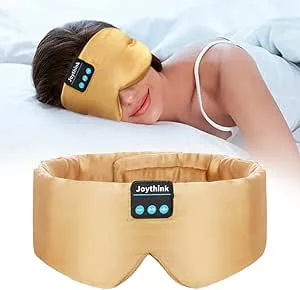 Joythink sömnhörlurar Bluetooth sovmask silke pannband hörlurar