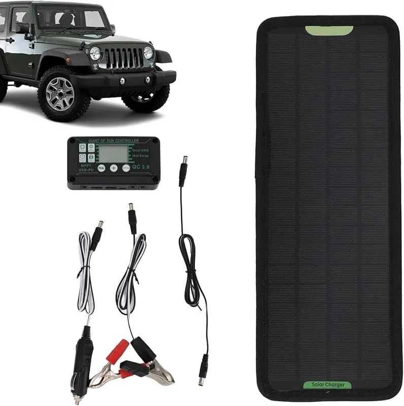 Batterisolpanelssats