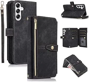 CaseMe Samsung Galaxy S25 Retro läder plånboksfodral