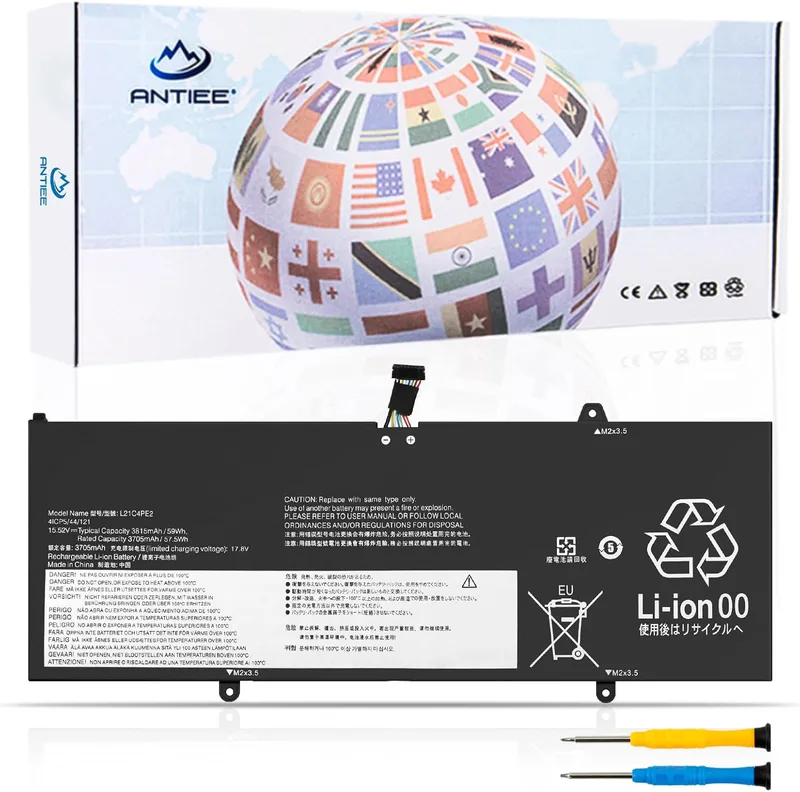 ANTIEE 59Wh L21M4PE2 L21C4PE2 L21D4PE1 L21L4PE2 Laptop Batterie