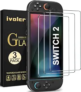 ivoler [3 Packs] Switch 2 Model 2025 Härdad Glass Protector Film
