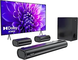 Hiwill 5.1CH Dolby Atmos Soundbar för smart TV