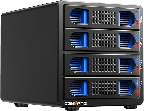 CENMATE 4-bay RAID-hölje