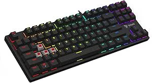 Savio Tempest X2 Red Black QWERTY Keyboard