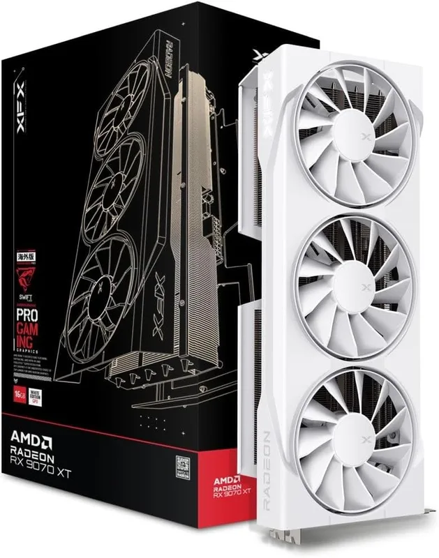 XFX Radeon RX 9070 XT Swift White OC