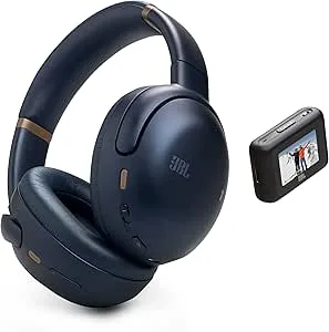 JBL Tour One M3 Smart Tx – trådlösa brusreducerande hörlurar med smart sändare, högupplöst ljud (3,5 mm eller USB-C), rumsligt 360-ljud med huvudspårning och 70 timmars uppspelning (blå)