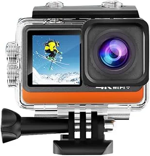 Ultra HD 4K 30FPS 16MP WiFi actionkamera dubbel skärm 2.0 IPS LCD