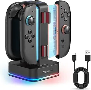 TRANSNOVO laddningsstation för Nintendo Switch 2
