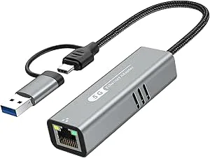 ULANSEN 5G USB 3.2 Ethernet-adapter med RTL8157