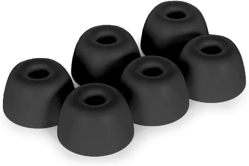 Okuli 6 x Silikon Öronspetsar Öronknoppar Kompatibel med Google Pixel Buds Pro Hörlurar i Svart