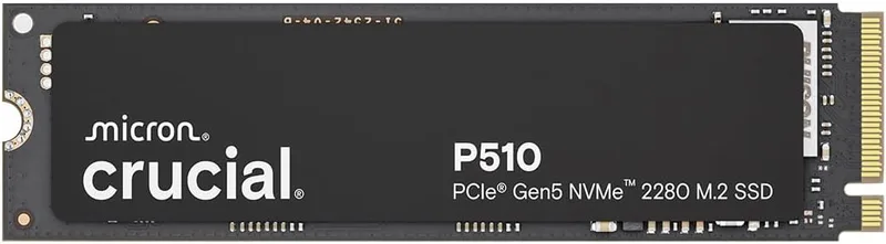 Crucial P510 2TB PCIe 5.0 x4 Gen5 NVMe M.2 Intern SSD