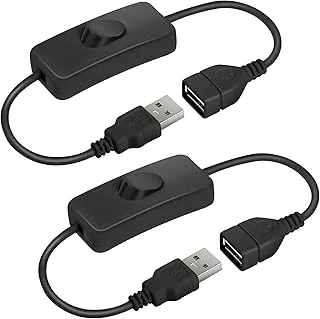 AXFEE 2 st USB-omkopplare förlängningskabel
