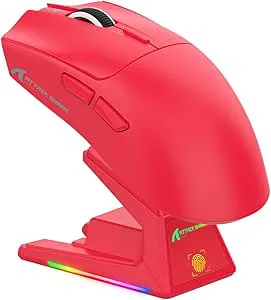 ATTACK SHARK X1 Gaming Mouse with Touchpad RGB Charging Dock