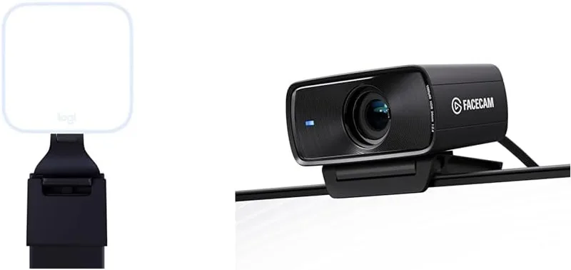 LOGICOOL Logitech for Creators Litra & Elgato Facecam MK.2