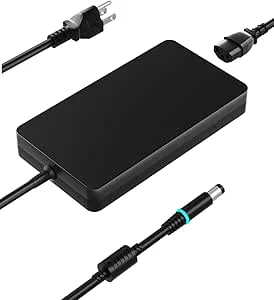 Laddare 240 W, 180 W, kompatibel med Dell