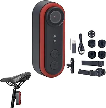 Cykelkamera med lätt HD 1080p bakåtsynskamera 150 graders vidvinkel-cykelkamera för Mountain Road Bike e-cyklar