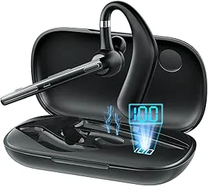 MANKIW Bluetooth V5.3-headset handsfree med dubbel mikrofon