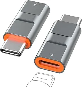 Lightning till USB C Adapter 36 W Snabb laddning/dataöverföring mellan telefon och dator/halksäker design, Lightning USB C-adapter för iPhone16 15 Pro/MAX Samsung Galaxy S24 S23, ej för ljud/OTG