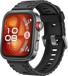 HUAWEI WATCH FIT 4 Pro Smartwatch, ultratunn, 1,82 tum safirglas, kant av titanlegering, EKG, upp till 10 dagars batteritid, för Android och iOS, 6 månaders längre garanti, svart