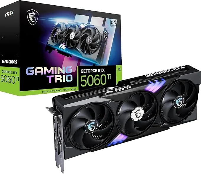 MSI GeForce RTX 5060 Ti Gaming Trio OC 16GB