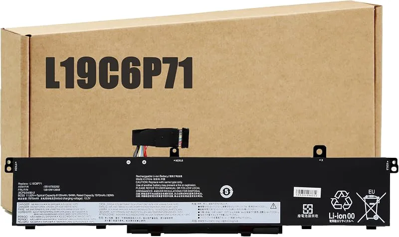 BLESYS L19L6P71 L19C6P71 batteri för Lenovo ThinkPad P15 Gen 1 Gen 2, ThinkPad P17 Gen 1 Gen 2, ThinkPad T15g Gen 1 Gen