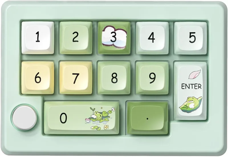 12-tangenter RGB mekaniskt speltangentbord