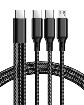 USB Type-C 3-i-1 laddningskabel