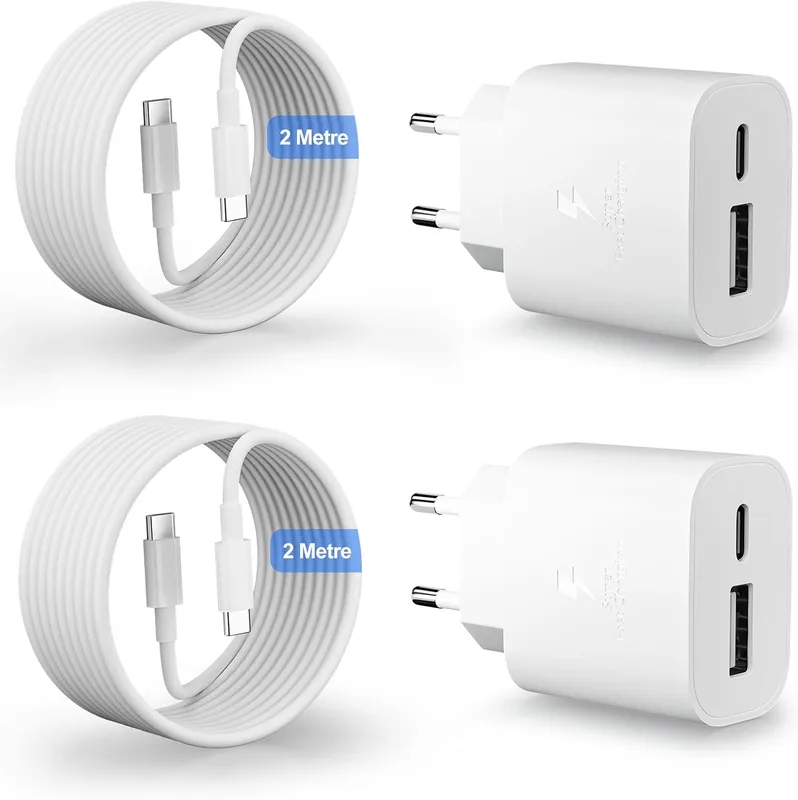 Sanronang 2-Pack 25W USB C-Laddare