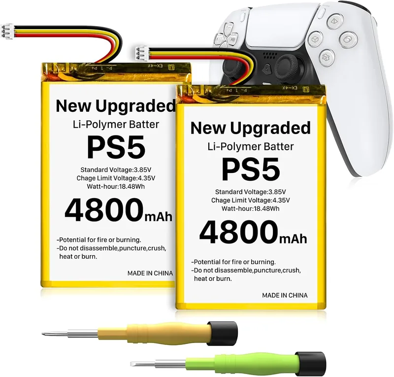 2 stycken PS5-styrenhetbatteri