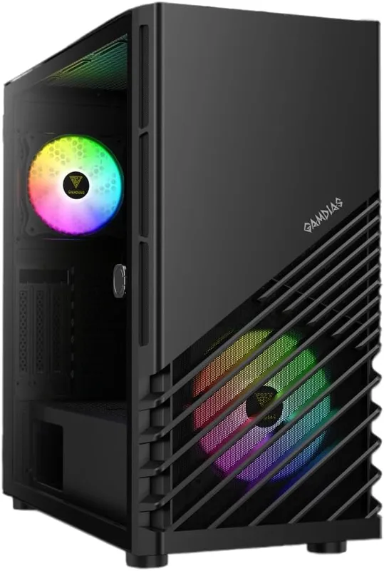 hardital PC Gaming, I9 14900KF 24 Core, RTX 5080 16GB, 32GB DDR5 6000MHz, SSD 2TB NVMe, Windows 11 Pro, RGB, Wi-Fi 6E, Svart