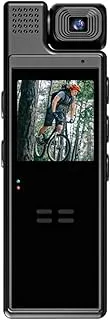 Actionkamera, 4K HD Bärbar Mini Actionkamera Wifi Bakklämma 180° Roterbar IR Nattseende Sportkamera Resecykel Förare Videoinspelare