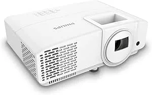 Philips, Propix 860, professionell LED-projektor, DLP, avancerad bildkorrigering, 1920 x 1080 pixlar, Full HD, intern högtalare med 5 W, lumen: 2600 ANSI, vit