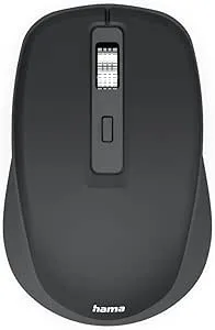 Hama WM-450, högerhand, Optisk, Trådlös RF + Bluetooth, 1600 DPI, Vit