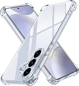 ivoler Kristallklart Silikonfodral för Samsung Galaxy S26 5G med Stötsäkra Hörn, Tunnt Mjukt Flexibelt TPU Transparent Mobilskal, Reptåligt Cover