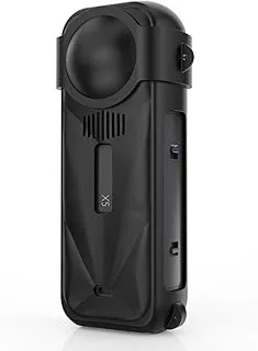Linsskydd + silikonfodral för Insta360 X5, linsskydd och för Insta 360 kamera kroppsskyddsfodral silikonskydd kameratillbehör