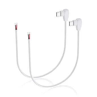 PNGKNYOCN rätvinklig USB C strömpigtail-kabel