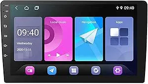 9-tums bilnavigationssystem med CarPlay, Android Auto, Bluetooth 5.1, GPS-navigering, pekskärmsskärm, WiFi