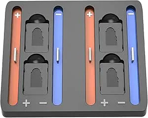 Charging Dock Station för för Switch 2 för Controller med 4 Game Card Slots laddningsdocka w/laddningssladdar Charger Stand Station för Joy-Con-laddni