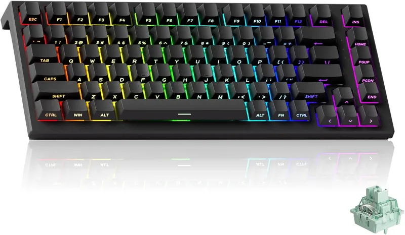 Akko TAC75 snabb utlösare trådbundet speltangentbord
