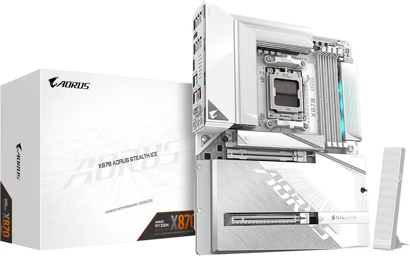 GIGABYTE X870 AORUS STEALTH ICE AMD X870