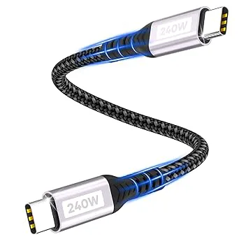 USB-C till USB-C-kabel kort