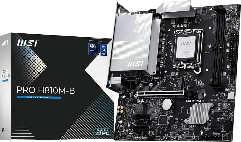 MSI PRO H810M-B bundkort Intel H810 LGA 1851 (Socket V1) micro ATX
