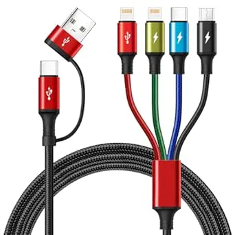Minlu 4-i-2 multi-laddningskabel