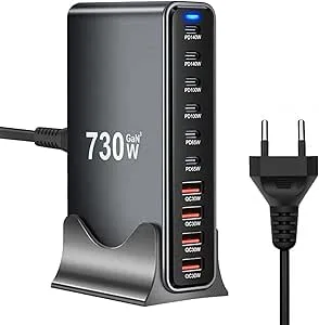730W USB C Multi-laddningsstation