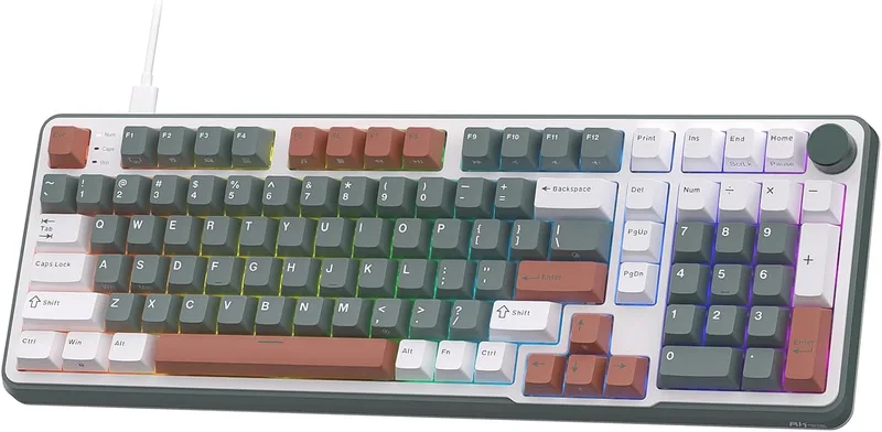RK ROYAL KLUDGE C98 Magnetiska brytare tangentbord