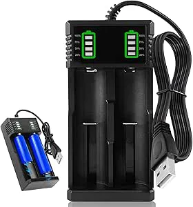 Accu 18650 universell batteriladdare snabbladdning