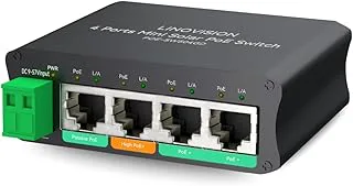 LINOVISION 4 Ports Mini Solar PoE Switch