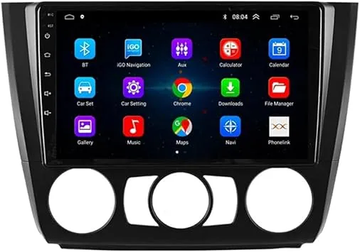 9 tum dubbel DIN Android 13-radio för BMW 1-serie E81 E82 E87 E88
