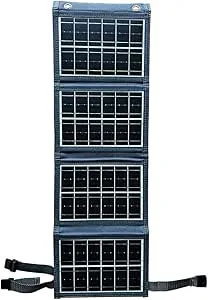 funfunfly 30W bärbar solcellladdar USB-A utgång vikbar
